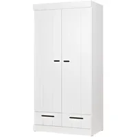 Woood Kleiderschrank Connect 0 x 0 cm Kiefer lackiert