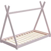 Hago HAGO24 Kinderbett 200x90cm Rosa Tipibett Holz Kiefer Bettgestell
