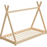 Hago HAGO24 Kinderbett 200x90cm Natur Tipibett Holz Kiefer Bettgestell