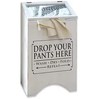 Loberon Wäschebox Drop it, im Landhaus-Stil, Schönes Vintage-Flair, Frecher