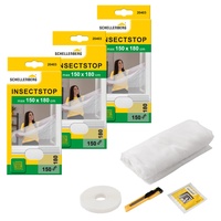 Schellenberg Fliegengitter für Fenster, Polyester, zuschneidbar, waschbar, 150 x