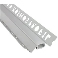 Tktrading24 IN-T77 LED Alu Fliesenprofil Ecke innen 10mm silber