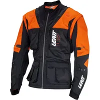 Leatt 5.5 Enduro 2023 Motocross Jacke, Schwarz/Orange XL