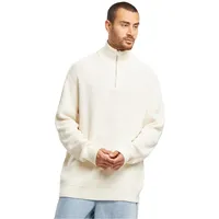 URBAN CLASSICS Rib Basic Troyer in Beige, Größe S