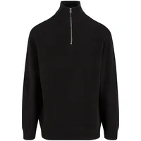 URBAN CLASSICS Rib Basic Troyer in Schwarz, Größe 3XL