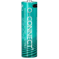 Q-Connect Batterie Akku/USB-C AA 4ST petrol KF14129 1400mAh/1,5V