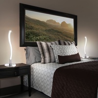 Just light. 2er Set LED Wellen Tisch Leuchten Wohn