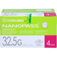 1001 Artikel Medical NANOPASS 32,5 Pen Kanüle 32.5G 0.22x4mm