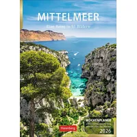 Harenberg Mittelmeer Wochenplaner 2026 - Eine Reise in 53