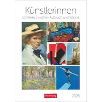 Harenberg Künstlerinnen Wochen-Kulturkalender 2026 - 53 Werke zwischen Aufbruch