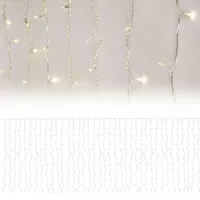 ECD Germany 240 LED Lichterkette Lichtvorhang Lichternetz Dekoration IP44