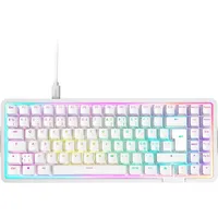 NZXT Function Elite MiniTKL Gaming Tastatur White ARGB