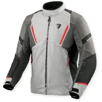 RevIt! Revit Undulate H2o Textiljacke wasserdicht - Grau/Rot /