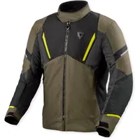 RevIt! Revit Undulate H2o Textiljacke wasserdicht - Dunkelgrün/Schwarz /