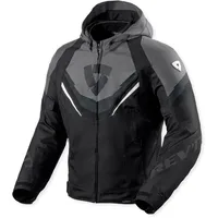 RevIt! Revit Quantum 3 H2O Textiljacke - Schwarz/Grau/Weiß /