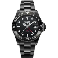 Elysee Herrenuhr GMT Automatic 40.5 10 ATM 100% Edelstahl