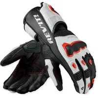RevIt! Revit Quantum 3 Handschuhe - Weiß/Neon-Rot / M