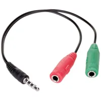 Akyga AK-AV-08 Audio Adapterkabel [1x Klinkenstecker 3.5 mm -