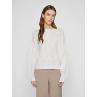 VILA Strickpullover in weiß - XL