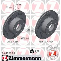 ZIMMERMANN Bremsscheibe BLACK Z