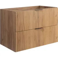 Rodan | Waschbeckunterschrank - | Braun matt - Eiche