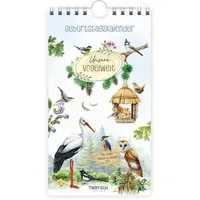 Trötsch Verlag Trötsch Geburtstagskalender Unsere Vogelwelt