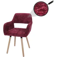 MCW Esszimmerstuhl MCW-A50 II, Stuhl Küchenstuhl Polsterstuhl, Holz Stoff/Textil