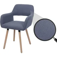 MCW Esszimmerstuhl MCW-A50 II, Stuhl Küchenstuhl Polsterstuhl, Holz Stoff/Textil