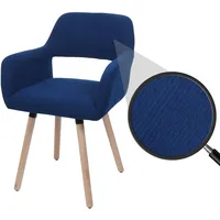 MCW Esszimmerstuhl MCW-A50 II, Stuhl Küchenstuhl Polsterstuhl, Holz Stoff/Textil