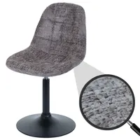MCW Esszimmerstuhl MCW-A60, Küchenstuhl Stuhl Drehstuhl, Stahl MVG Stoff/Textil