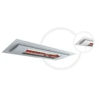 Solamagic Kompakt-1000 Infrarotheizstrahler, 500 W, inkl. Einbaurahmen, titan -
