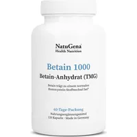 NatuGena Betain 1000 | 120 Kapseln | reines Trimethylglycin