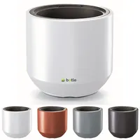 Botle Massive Rund 39 x 35 cm Weiß