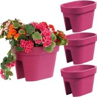 Botle Balkonkasten 39,5 x 12,3 x 12,3 cm Fuchsia