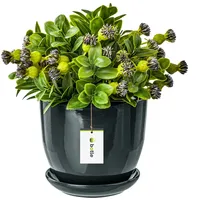 Botle Keramiktopf Ø 30,5 x 30 cm Dunkel Grau