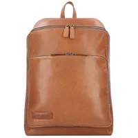 Plevier Rock Amaril Business-Rucksack Leder 43 cm Laptopfach braun