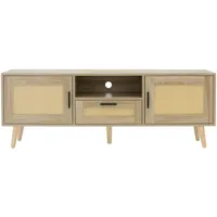 ML-Design TV-Schrank 140x50,5x30 cm Eiche Optik Fernseher bis 65