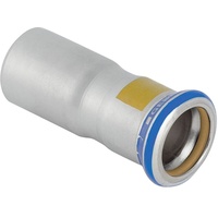 Geberit Gas-Reduktion Mapress d= 28x15mm, mit Einschubende, Edelstahl