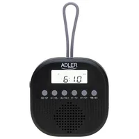 Adler AD 1912 Wasserdichtes Universalradio Batteriebetrieben Radiowecker Snooze Funktion