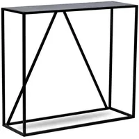  Konsolentisch , schwarz , Maße (cm): B: 90 H: