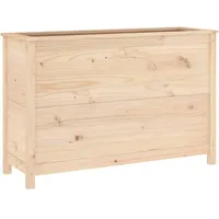 Furnicato Hochbeet, Natur, Holz, Rechteckig, 119.5x78x40 cm, Gartenzubehör, Hochbeete