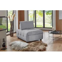 Atlantic Home Collection Sofa »Fabio«, Schlafsessel mit Sitztiefenverstellung grau