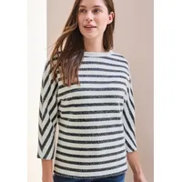 Cecil Streifenpullover mit Streifenmuster Cecil universal blue XL (44)