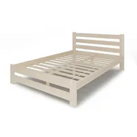 Home collective Holzbett 120x200 cm mit Lattenrost Modern Bett