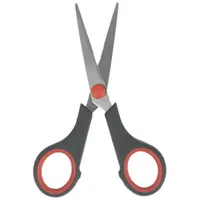 Stylex Edelstahl Bastelschere mit Komfortgriffen, spitz, 5 Stück