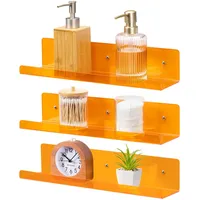 Navaris Acryl Regal 3er Set - Plexiglas Wandregal Schwebend