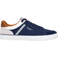 Pepe Jeans Kenton Stage M Sneak, Blau/Marineblau, 43 EU