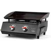 VITROKITCHEN Pg230nb Gaskochfeld Mit Grillplatte 2 Brennern - Schwarz