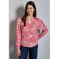 STREET ONE Damen A345444 Bedruckte Tunika, Sugar Coral, 40