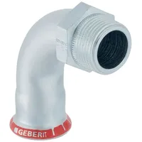 Geberit Mapress C-Stahl Übergangsbogen 90Gr mit AG d12-R3/8 verzinkt